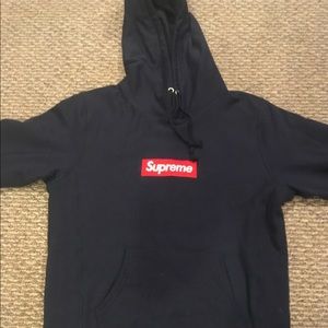 Supreme box logo hoodie lightly worn
